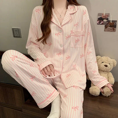 Adeline™ | Pijama de manga larga en tela arrugada