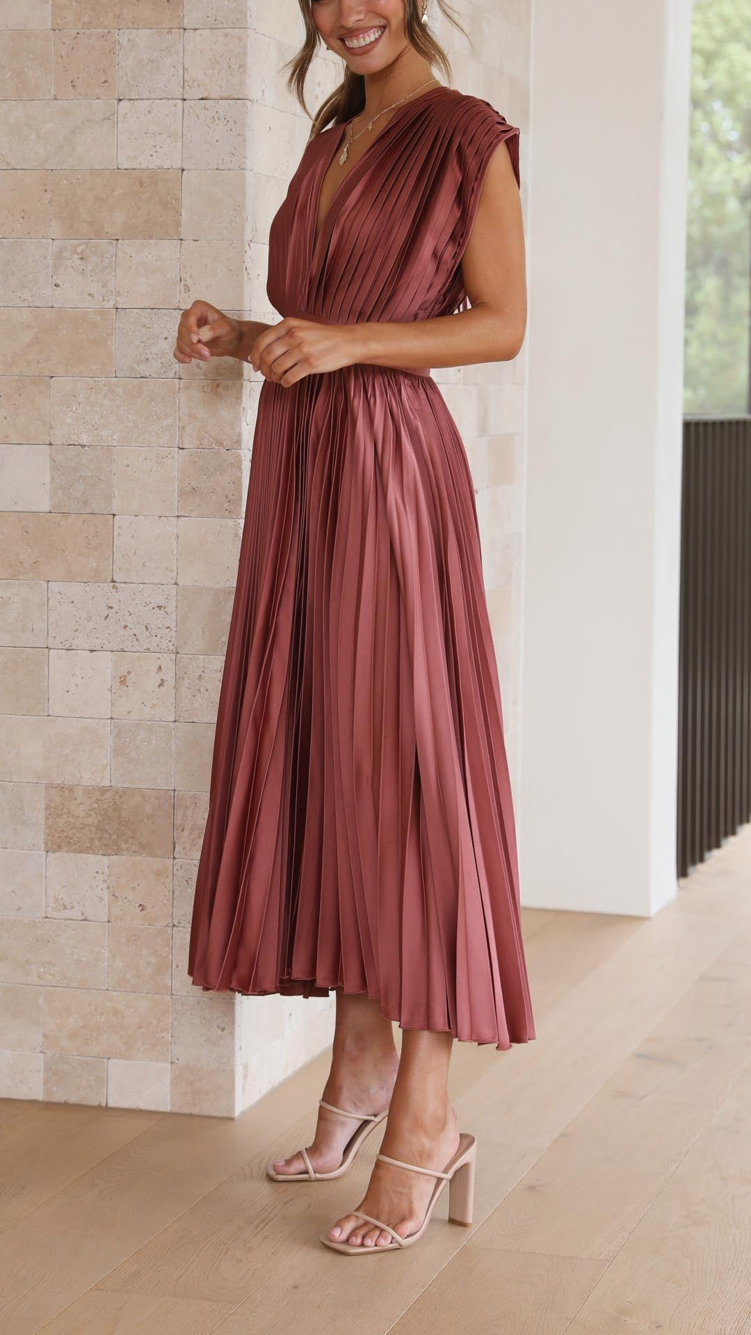 Dulzura™ | Vestido Elegante con Pliegues