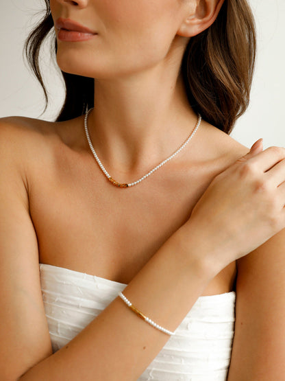 María Ibiza™ | Collar de Perlas en Fragmentos