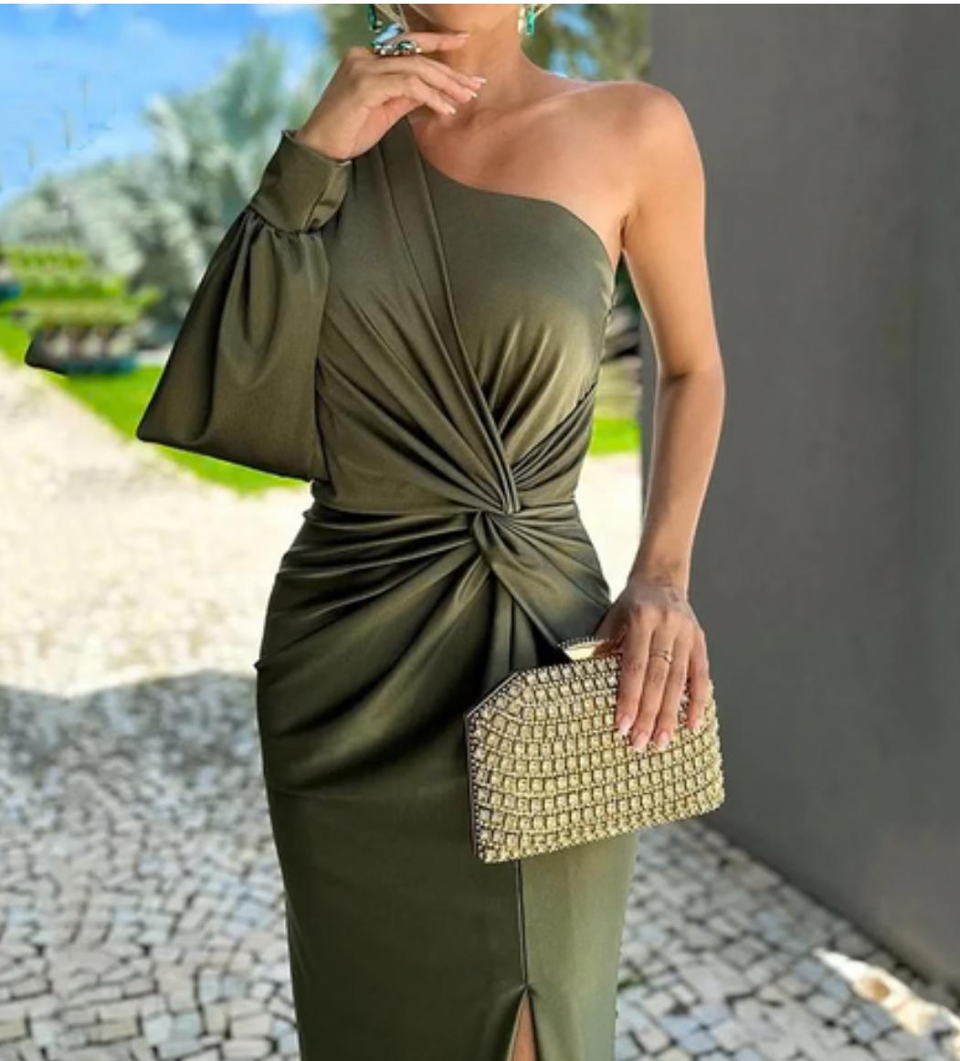 Vania™ | Vestido satén fluido