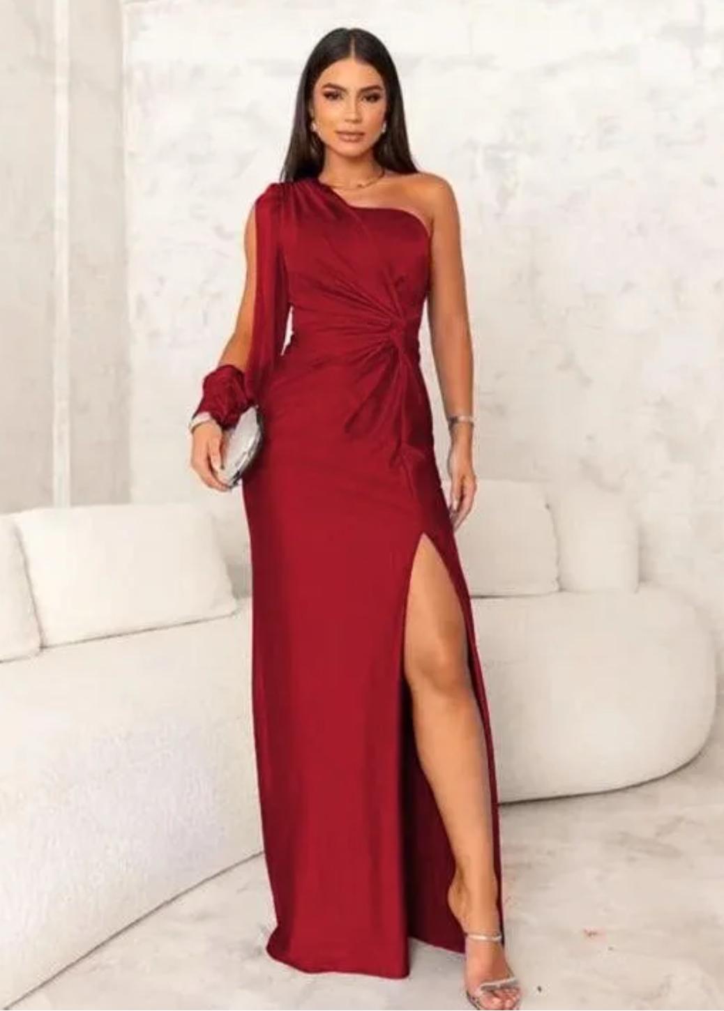 Vania™ | Vestido satén fluido