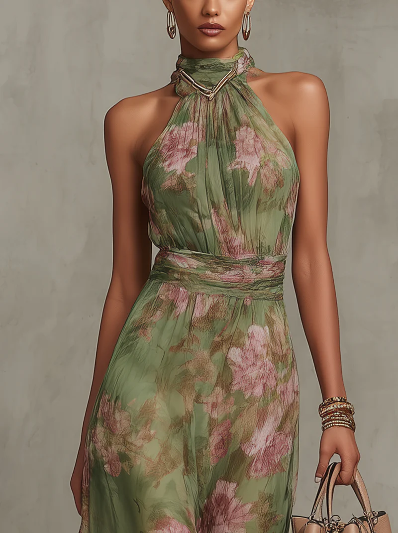 Honestidad™ | Élise Floral Maxi Dress by La Chispa
