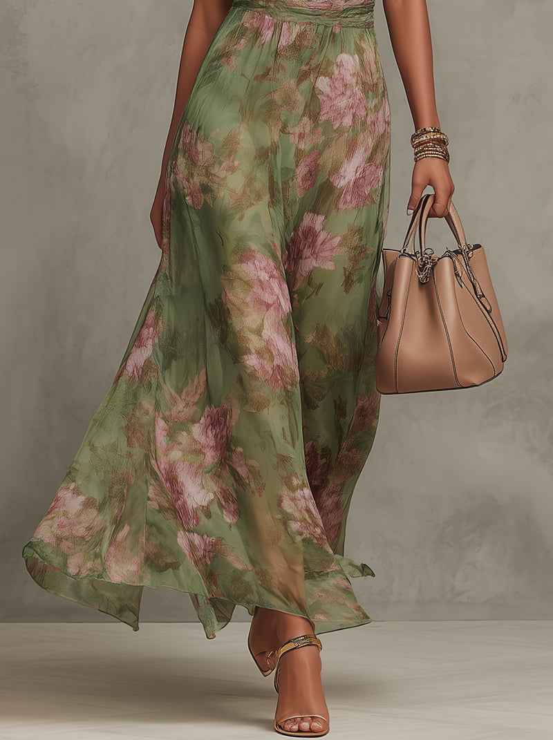 Honestidad™ | Élise Floral Maxi Dress by La Chispa