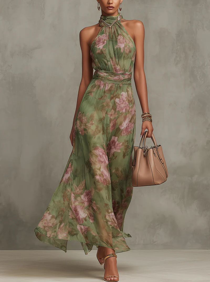 Honestidad™ | Élise Floral Maxi Dress by La Chispa