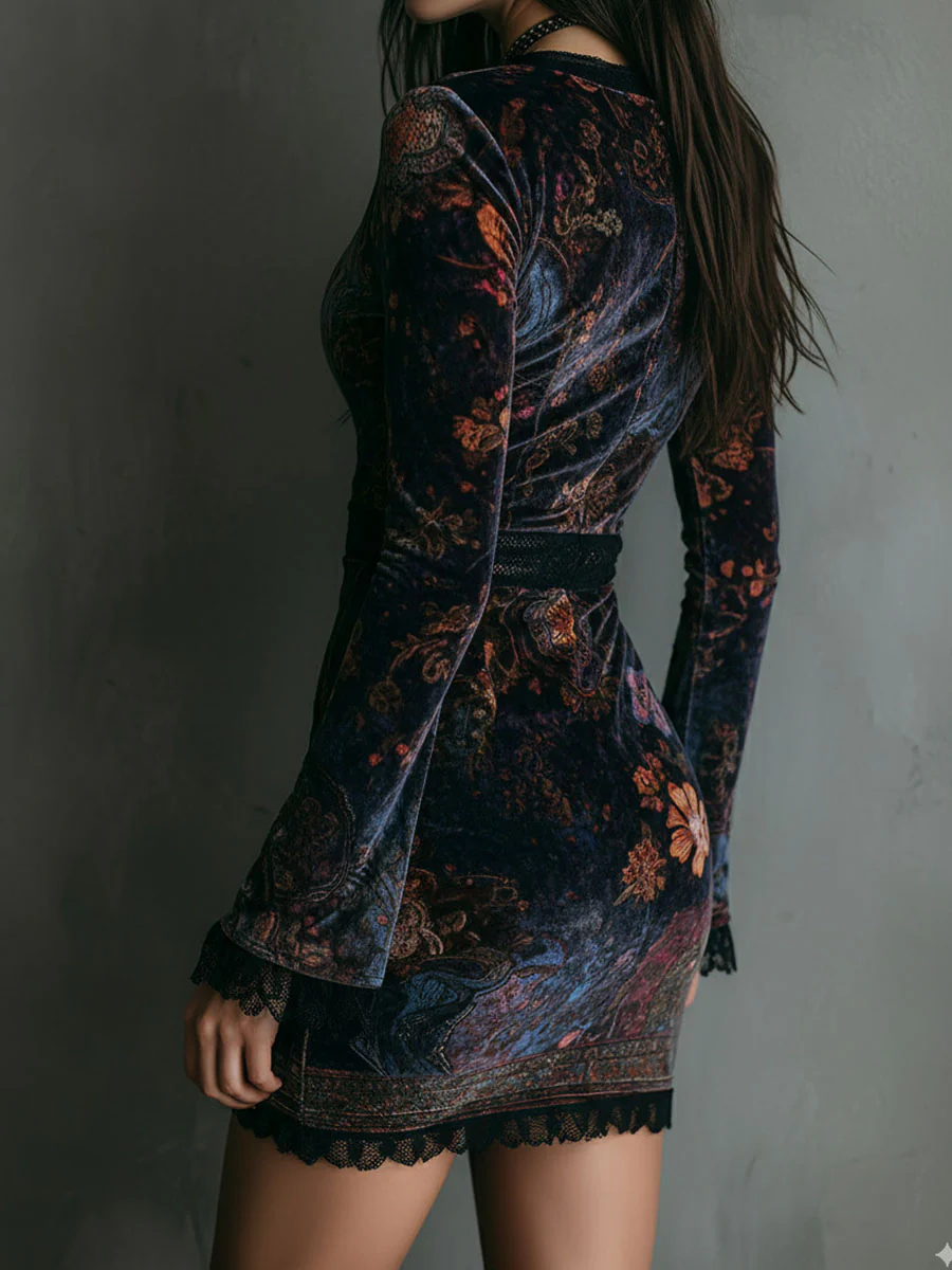 Anelisa™ | Mini Vestido de Terciopelo con Escote Profundo