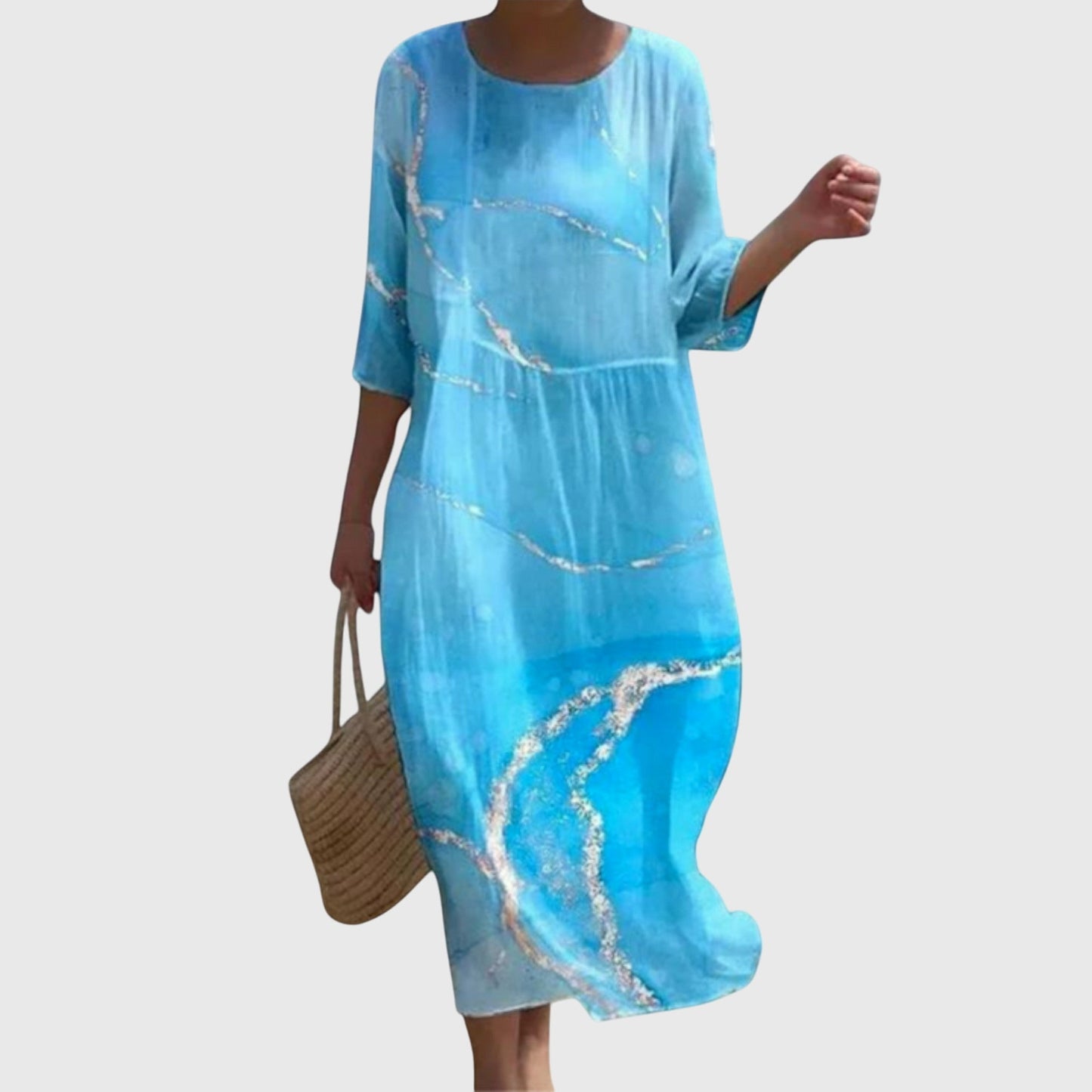 Vera™ | Elegante Vestido Maxi con Estampado Floral
