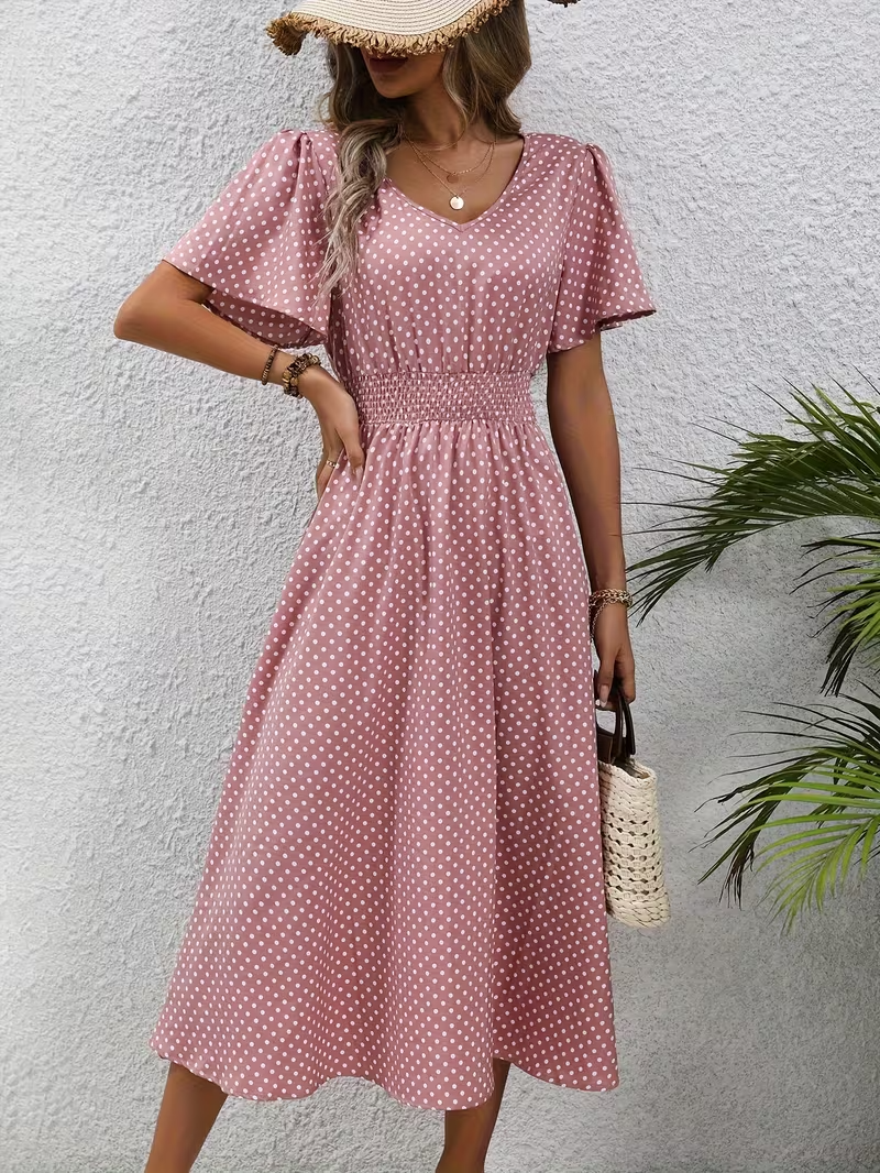 Pureza™ | Vestido Chic de Lunares