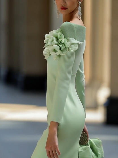 Erika™ | VESTIDO ELEGANTE CON HOMBROS AL DESCUBIERTO