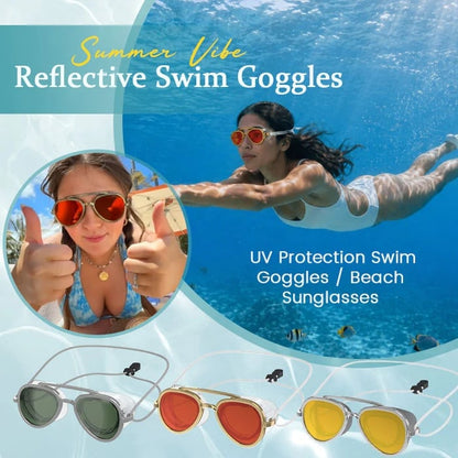 Marea™ | Goggles de Natación Reflectantes con Protección UV