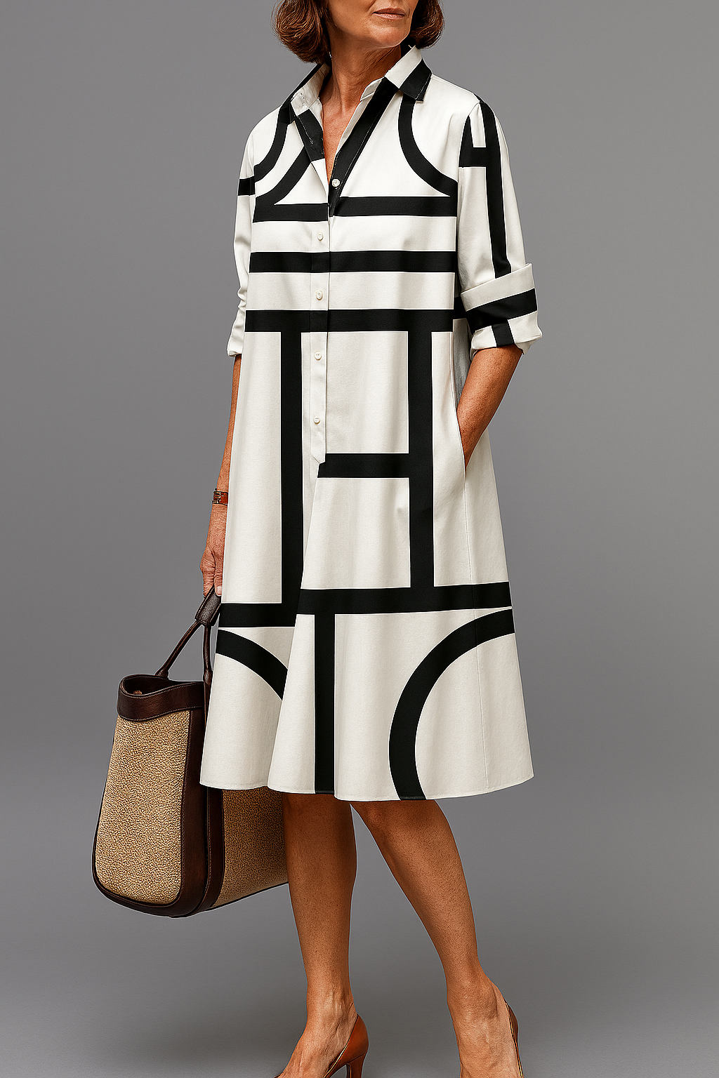 Noa™ | Chic Midi Dress