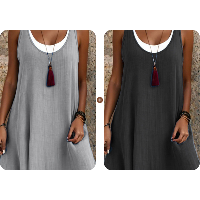Helena™ | Vestido de Verano Efecto Dos Piezas