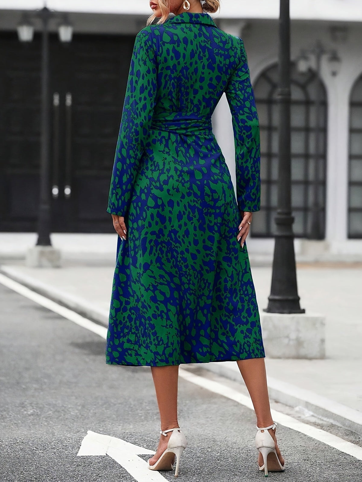 Cosette™ | Vestido Camisero Geométrico