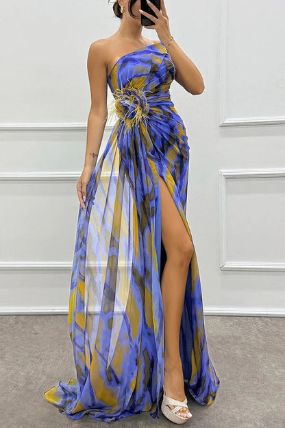 Eugenia™ | Vestido Vibrante con Drapado
