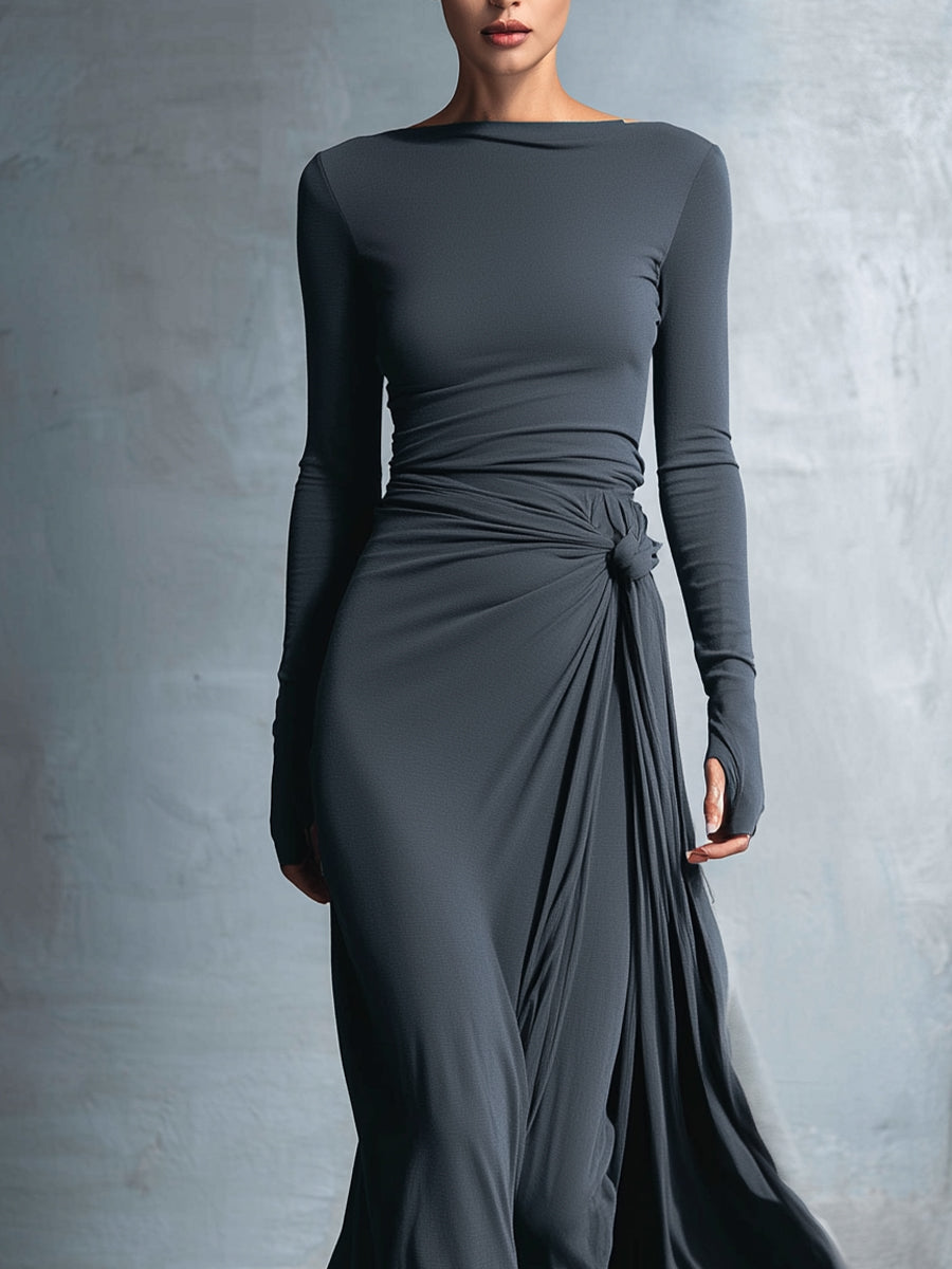 Luméa™ | Vestido largo fluido elegante