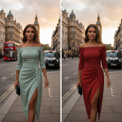 Lucinda™ | Vestido Maxi con Escote Tipo Halter