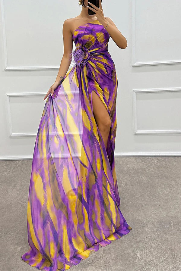 Eugenia™ | Vestido Vibrante con Drapado