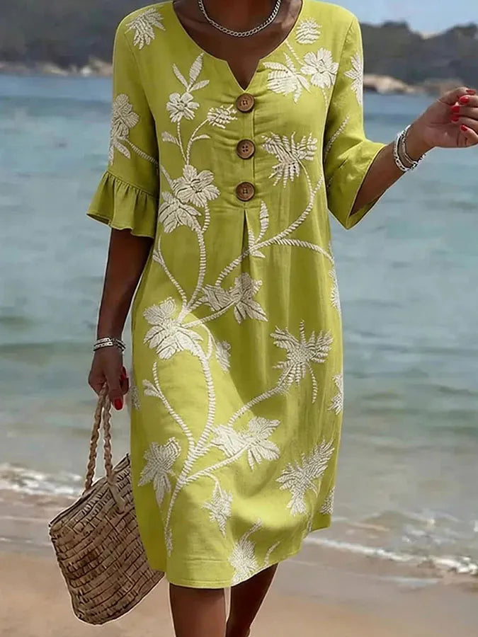 Celeste™ | Vestido con diseño de flores