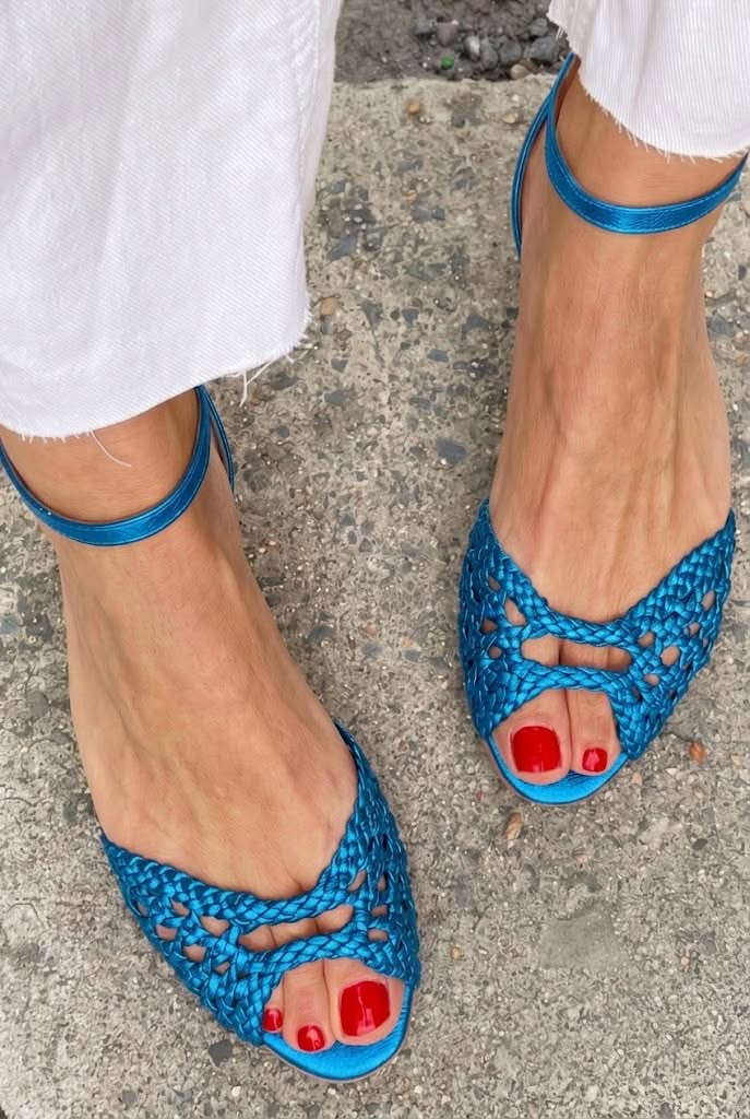 Aurelia™ | Sandalias Trenzadas Doradas