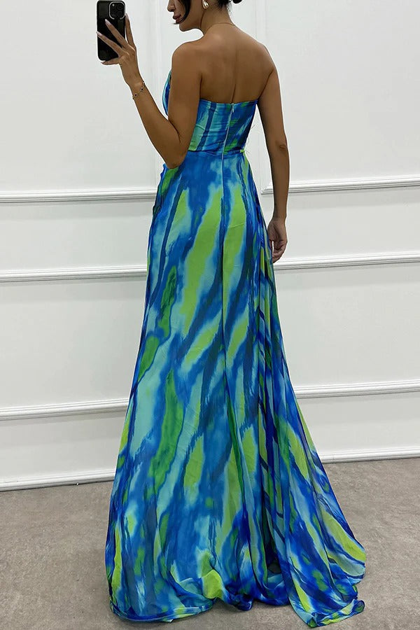 Eugenia™ | Vestido Vibrante con Drapado