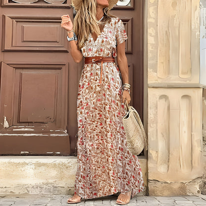 Cléophée™ | Vestido maxi bohemio elegante