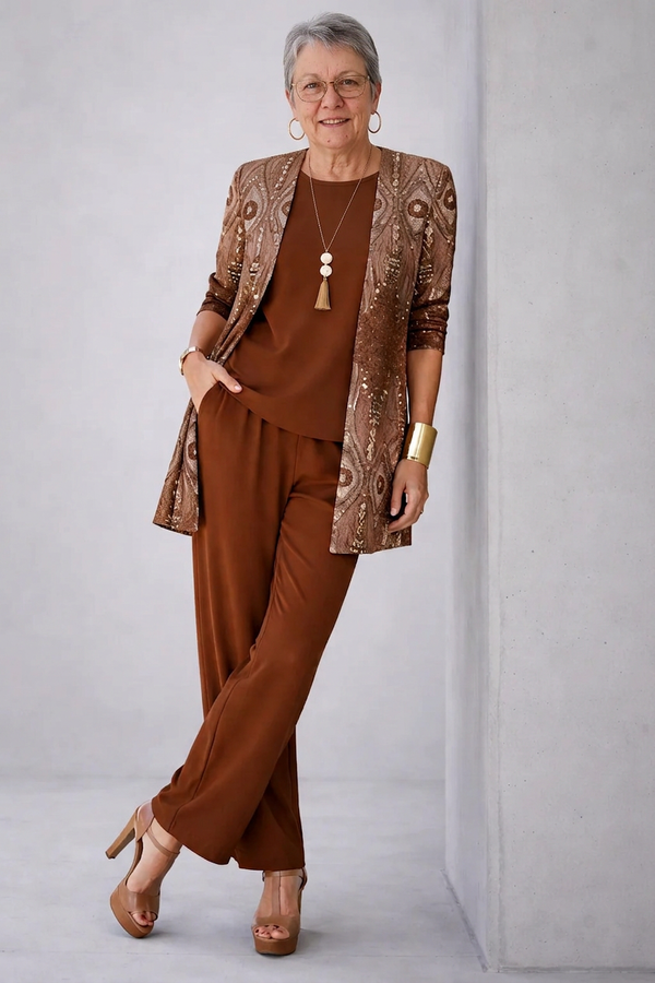 María Herminia™ | Conjunto Elegante 3 Piezas