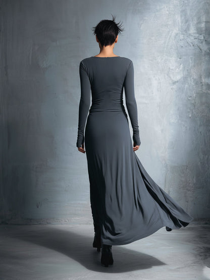 Luméa™ | Vestido largo fluido elegante