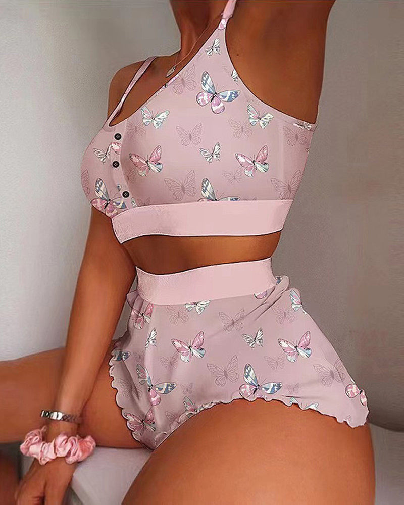 Romy™ | Conjunto pijama corto top y shorts