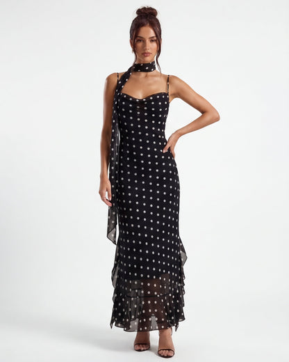 AMÉLIE | Maxi Negro de Topos