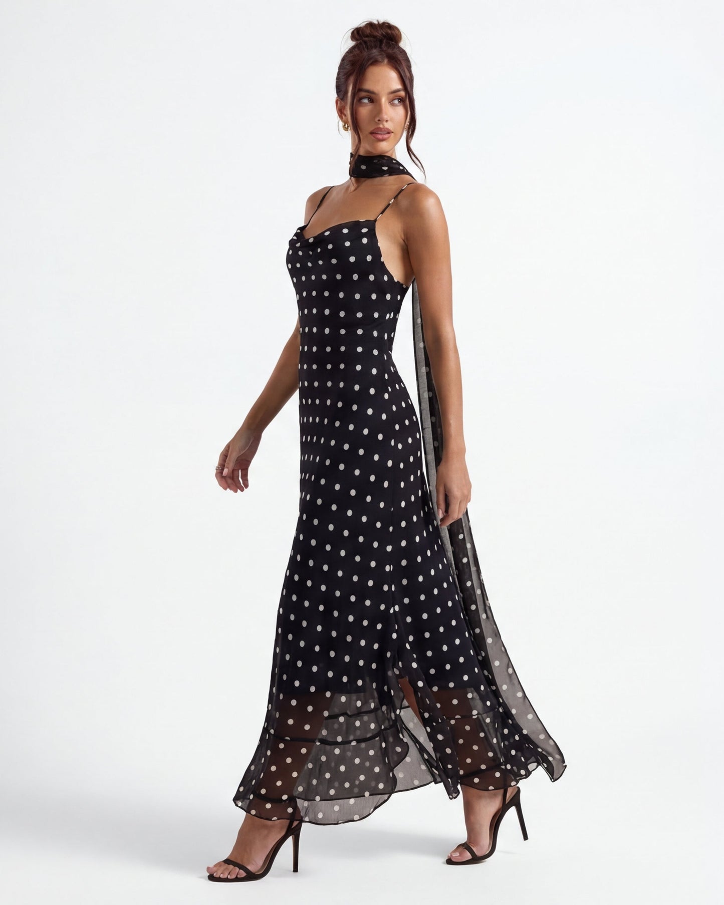 AMÉLIE | Maxi Negro de Topos