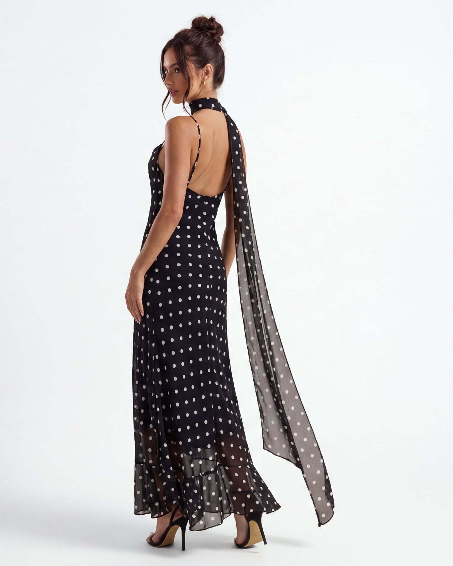 AMÉLIE | Maxi Negro de Topos