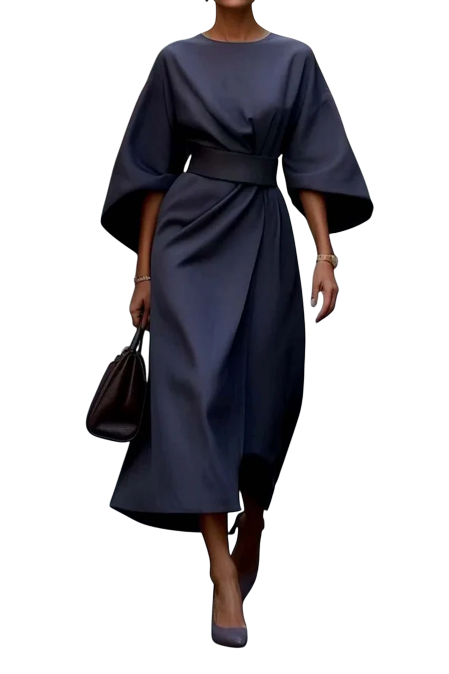 Cindy™ | Vestido Chic con Mangas Abullonadas