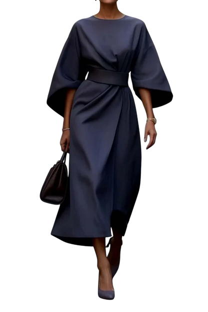 Cindy™ | Vestido Chic con Mangas Abullonadas