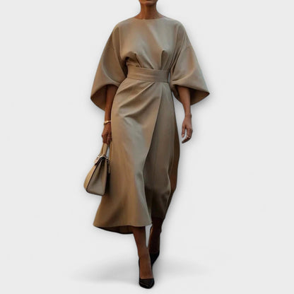 Cindy™ | Vestido Chic con Mangas Abullonadas