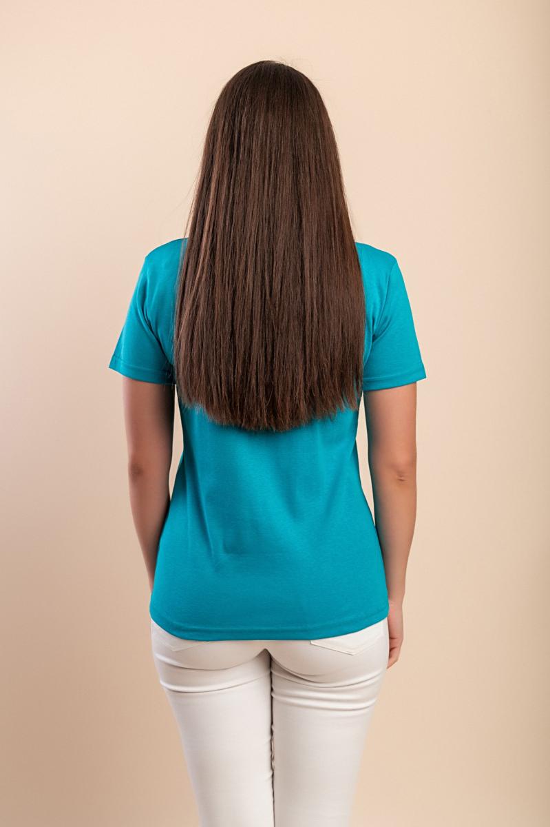 Paola™ | Printed Cotton T-Shirt · Green