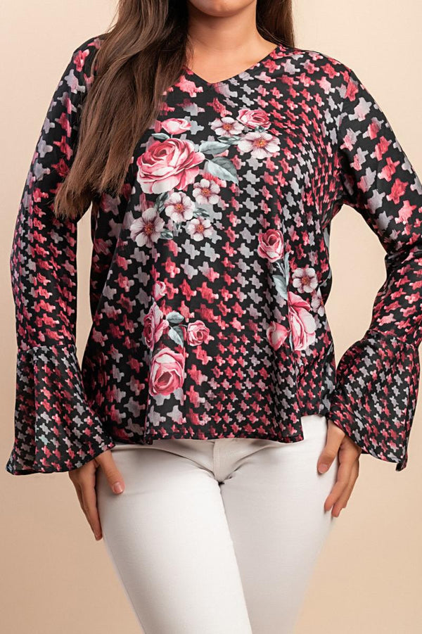 Monserrat™ | Printed Blouse · Plus Sizes