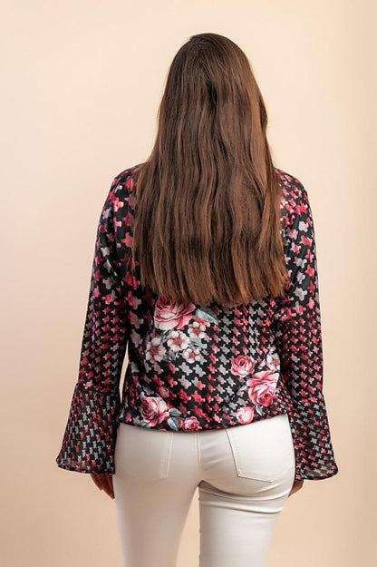Monserrat™ | Blouse imprimée · Grandes tailles
