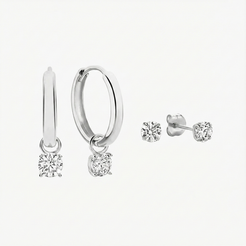 Conjunto de pendientes Lágrimas de Luna