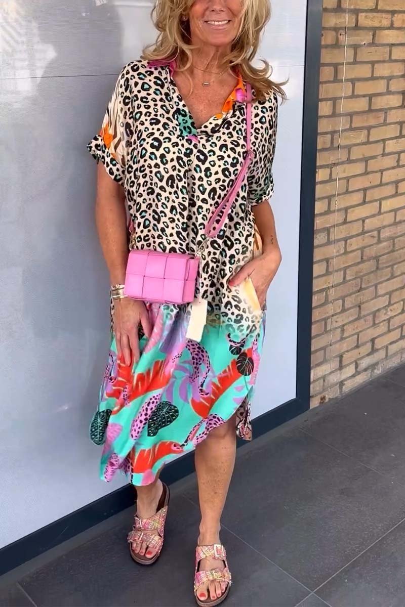 Clotilde™ | Vestido Casual con Diseño de Leopardo