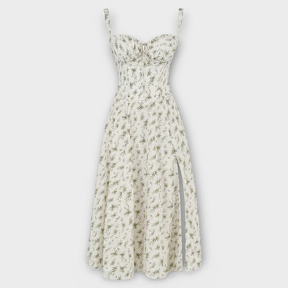 Verónica™ | Vestido Midi con Diseño de Corsé