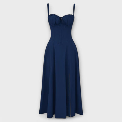 Verónica™ | Vestido Midi con Diseño de Corsé