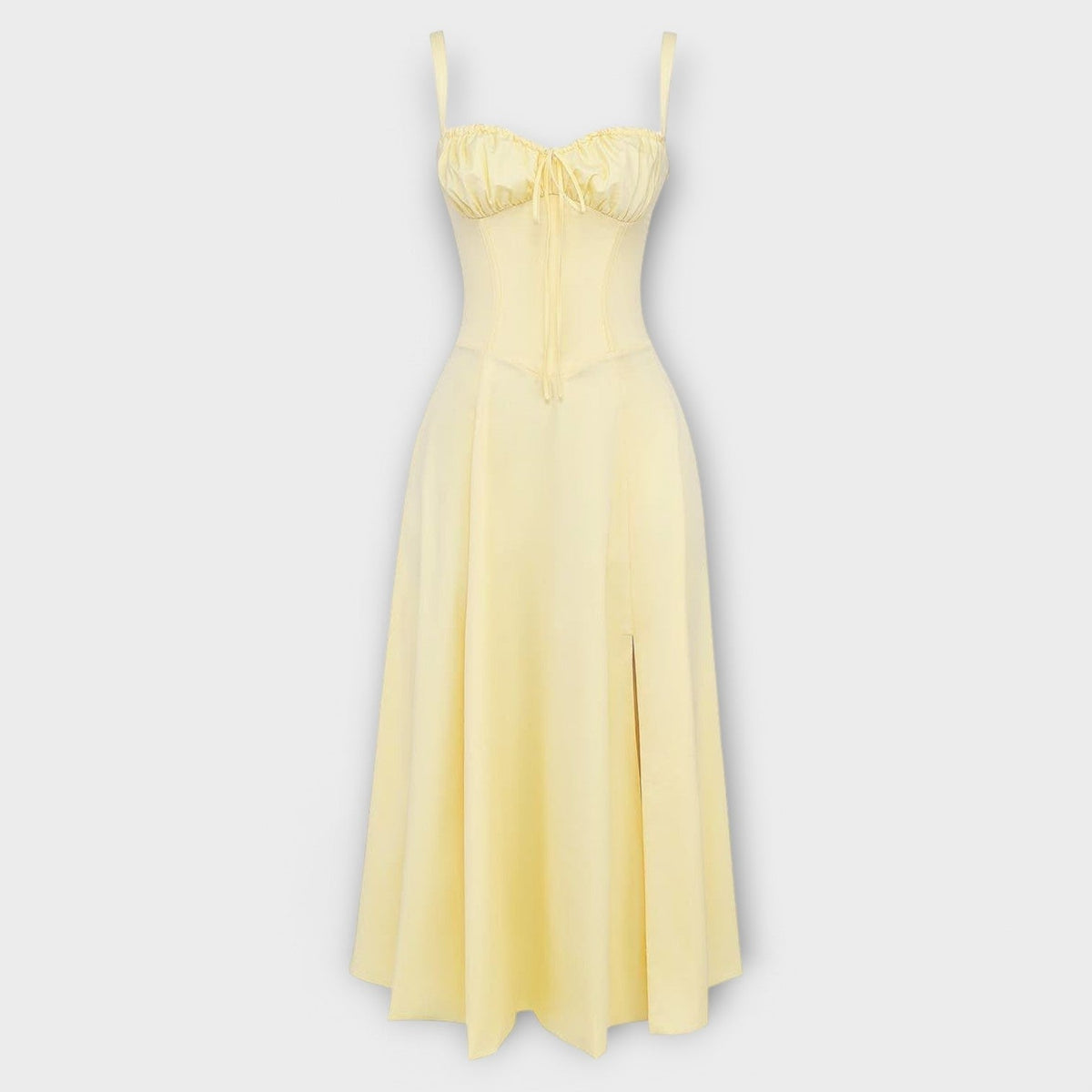 Verónica™ | Vestido Midi con Diseño de Corsé