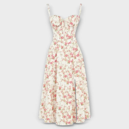 Verónica™ | Vestido Midi con Diseño de Corsé