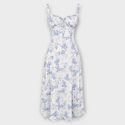 Verónica™ | Vestido Midi con Diseño de Corsé