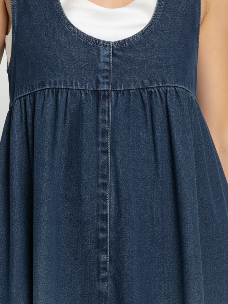 Xiana™ | Vestido Largo de Denim