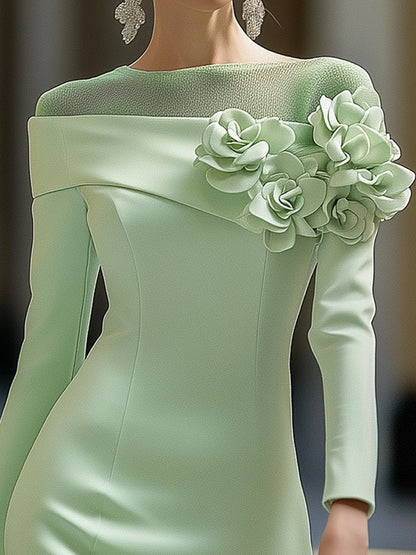 Erika™ | VESTIDO ELEGANTE CON HOMBROS AL DESCUBIERTO