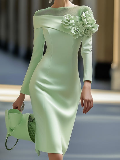 Erika™ | VESTIDO ELEGANTE CON HOMBROS AL DESCUBIERTO