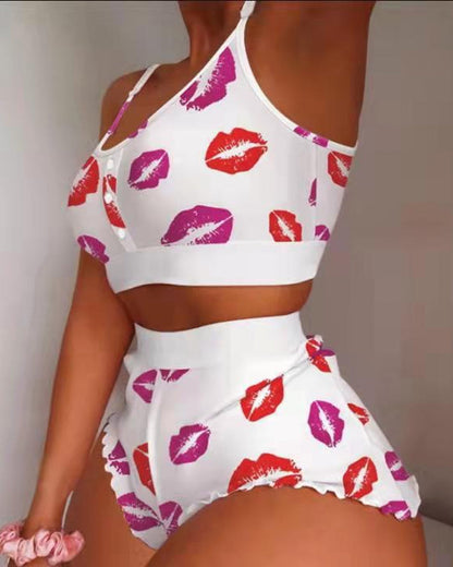 Romy™ | Conjunto pijama corto top y shorts