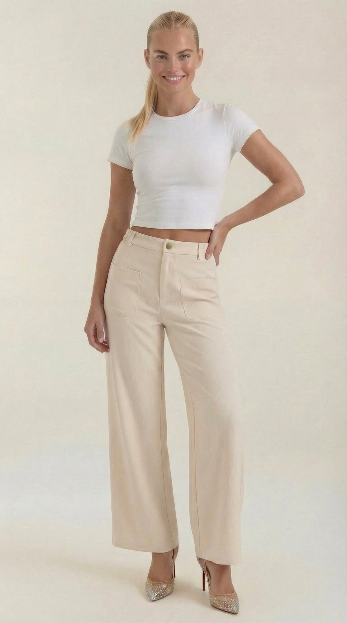María Farrah™ | Allison Weite Pantalones de Pana