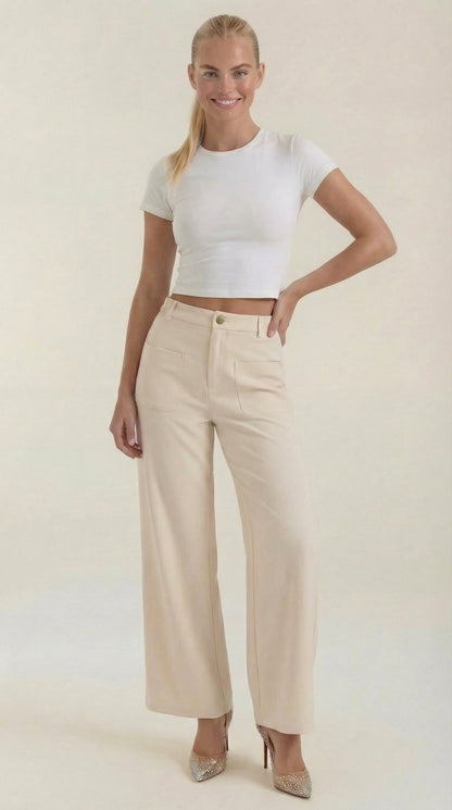 María Farrah™ | Allison Weite Pantalones de Pana