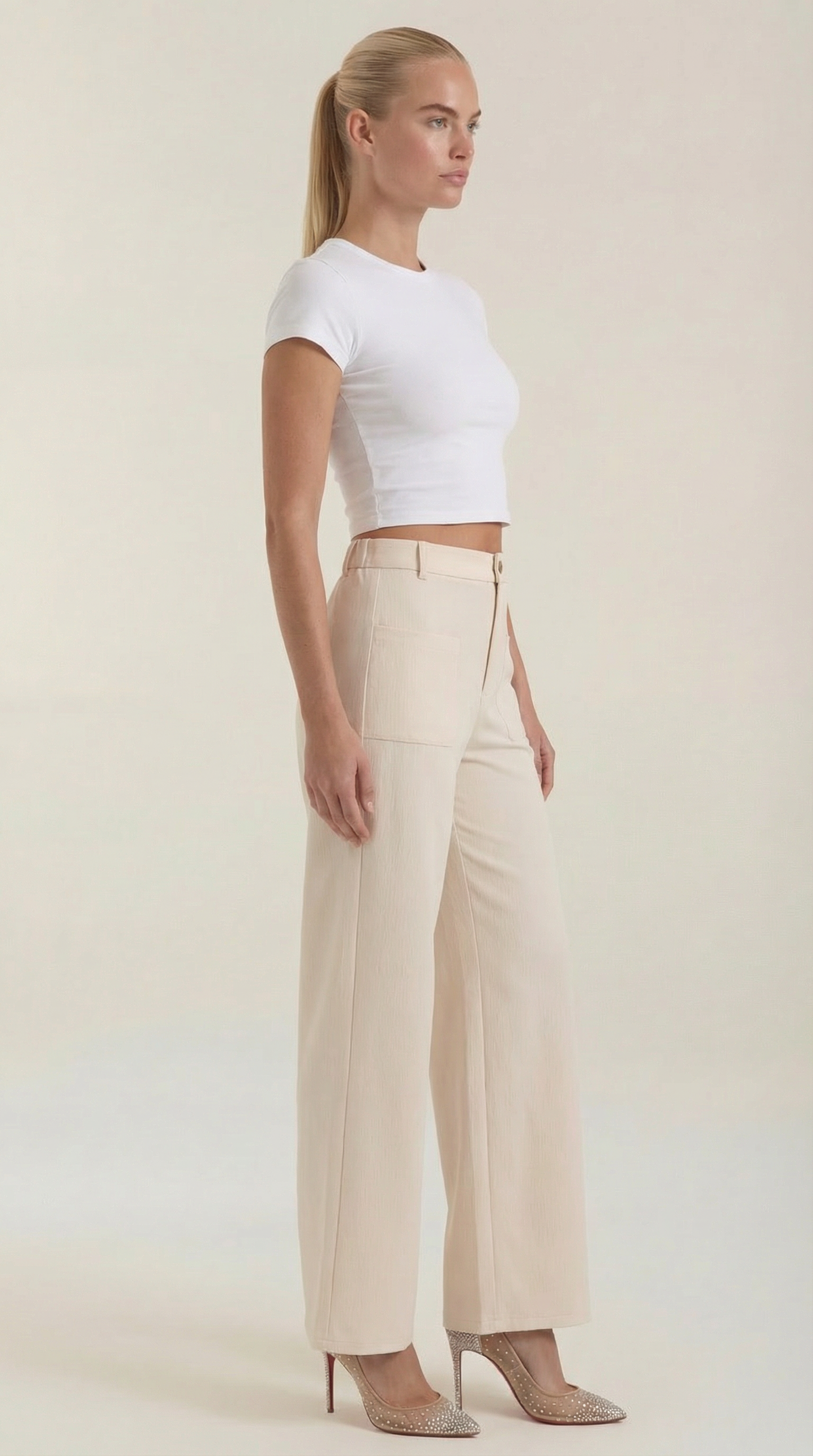 María Farrah™ | Allison Weite Pantalones de Pana